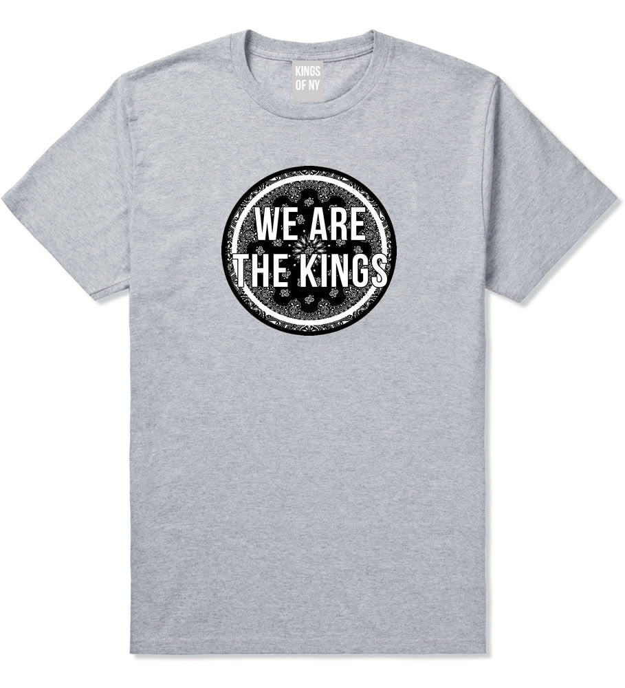 Kings Of NY We Are The Kings T-Shirt in Grey