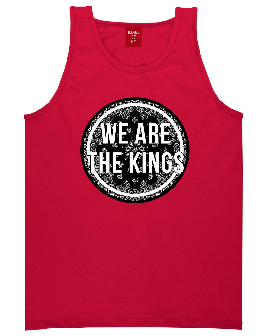 Kings Of NY We Are The Kings Tank Top in Red