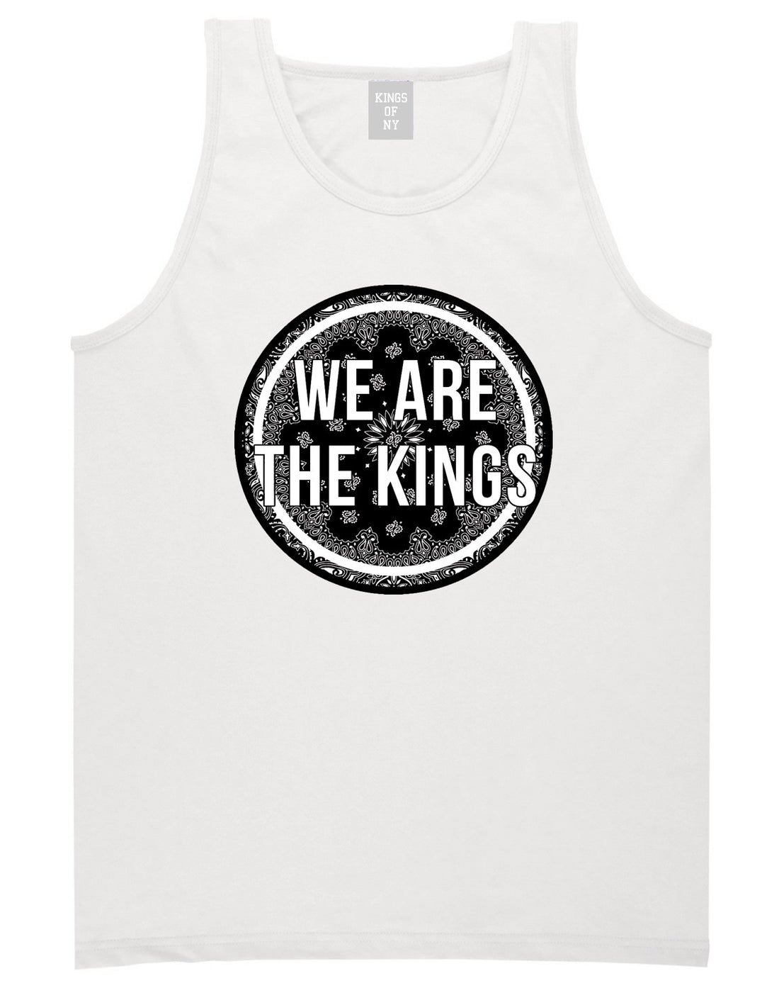 Kings Of NY We Are The Kings Tank Top in White