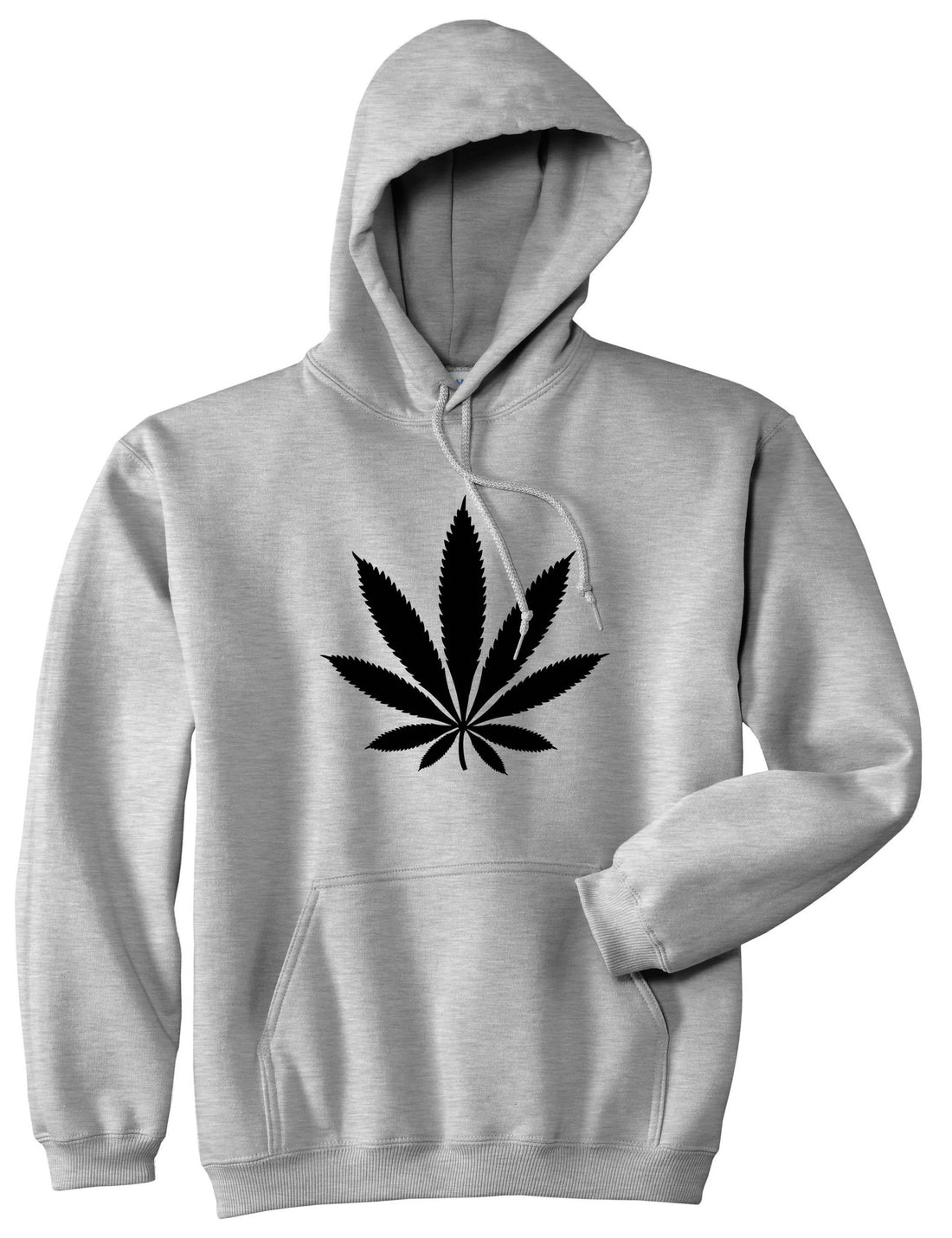 Weed Leaf Marijuana Pullover Hoodie Hoody by Kings Of NY