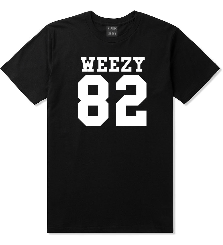 Weezy 82 Team T-Shirt in Black by Kings Of NY