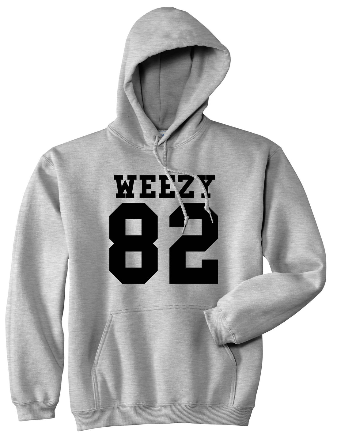 Weezy 82 Team Pullover Hoodie Hoody in Grey by Kings Of NY