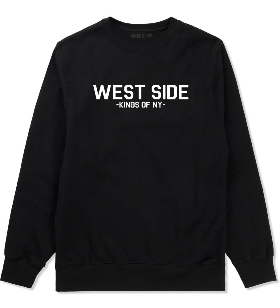 West Side LA California SD Crewneck Sweatshirt in Black
