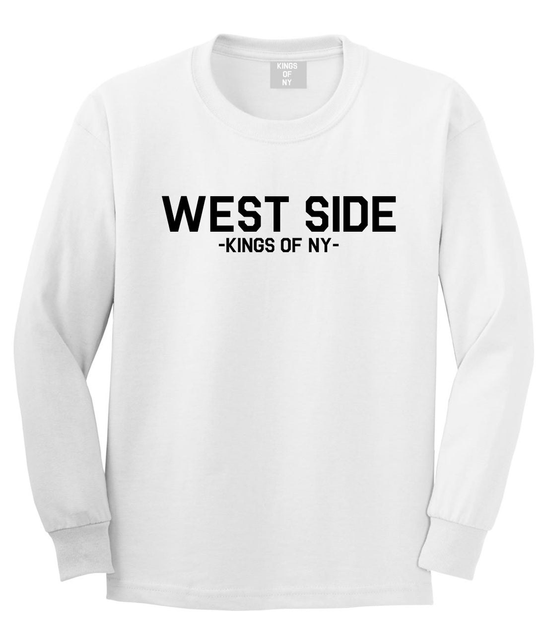West Side LA California SD Long Sleeve T-Shirt in White