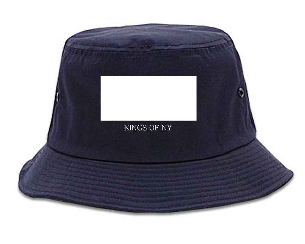 White Box Bucket Hat by Kings Of NY