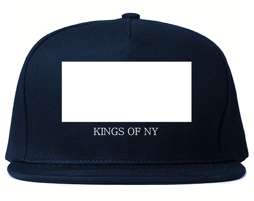White Box Snapback Hat Cap by Kings Of NY