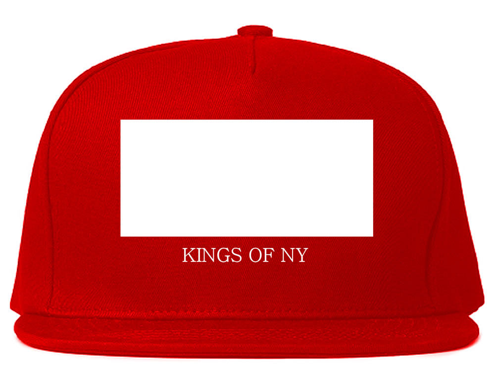 White Box Snapback Hat Cap by Kings Of NY