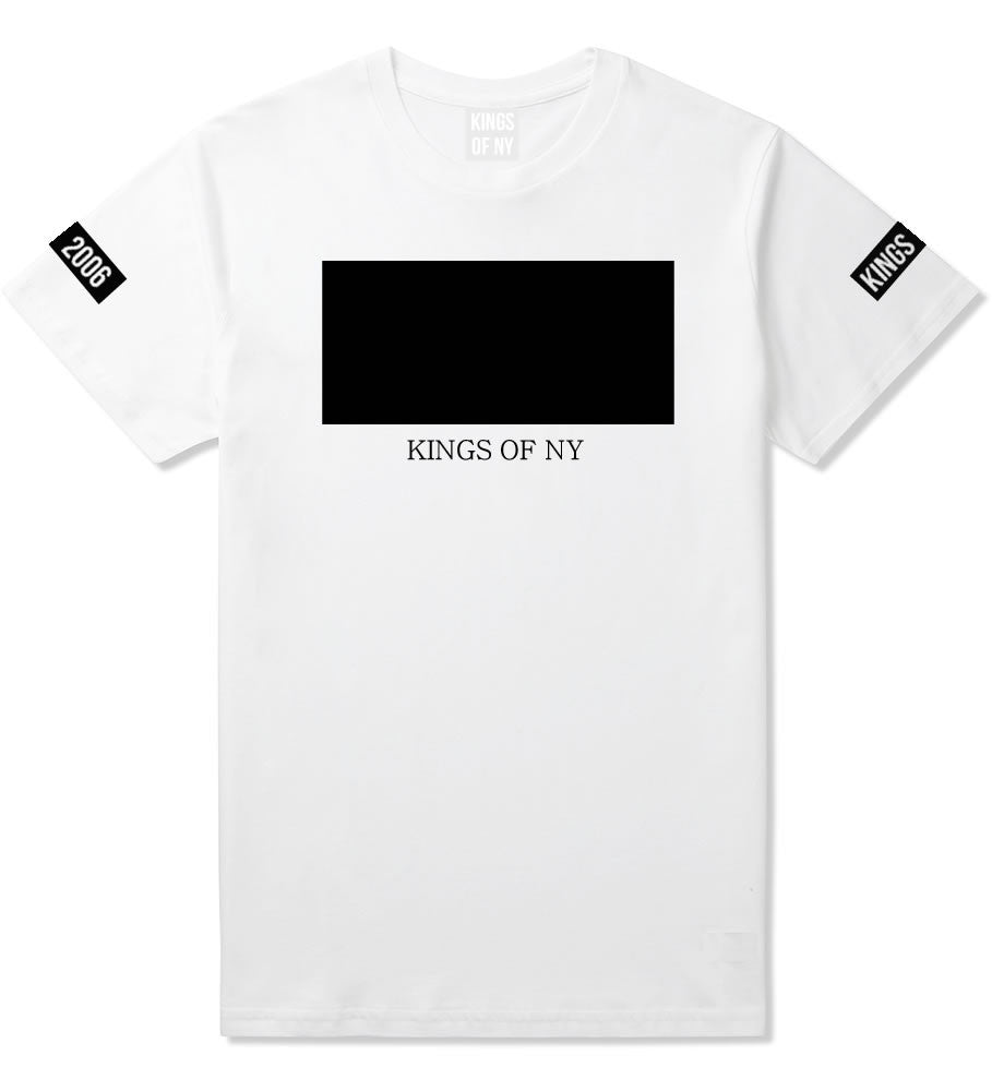 White Box T-Shirt in White by Kings Of NY