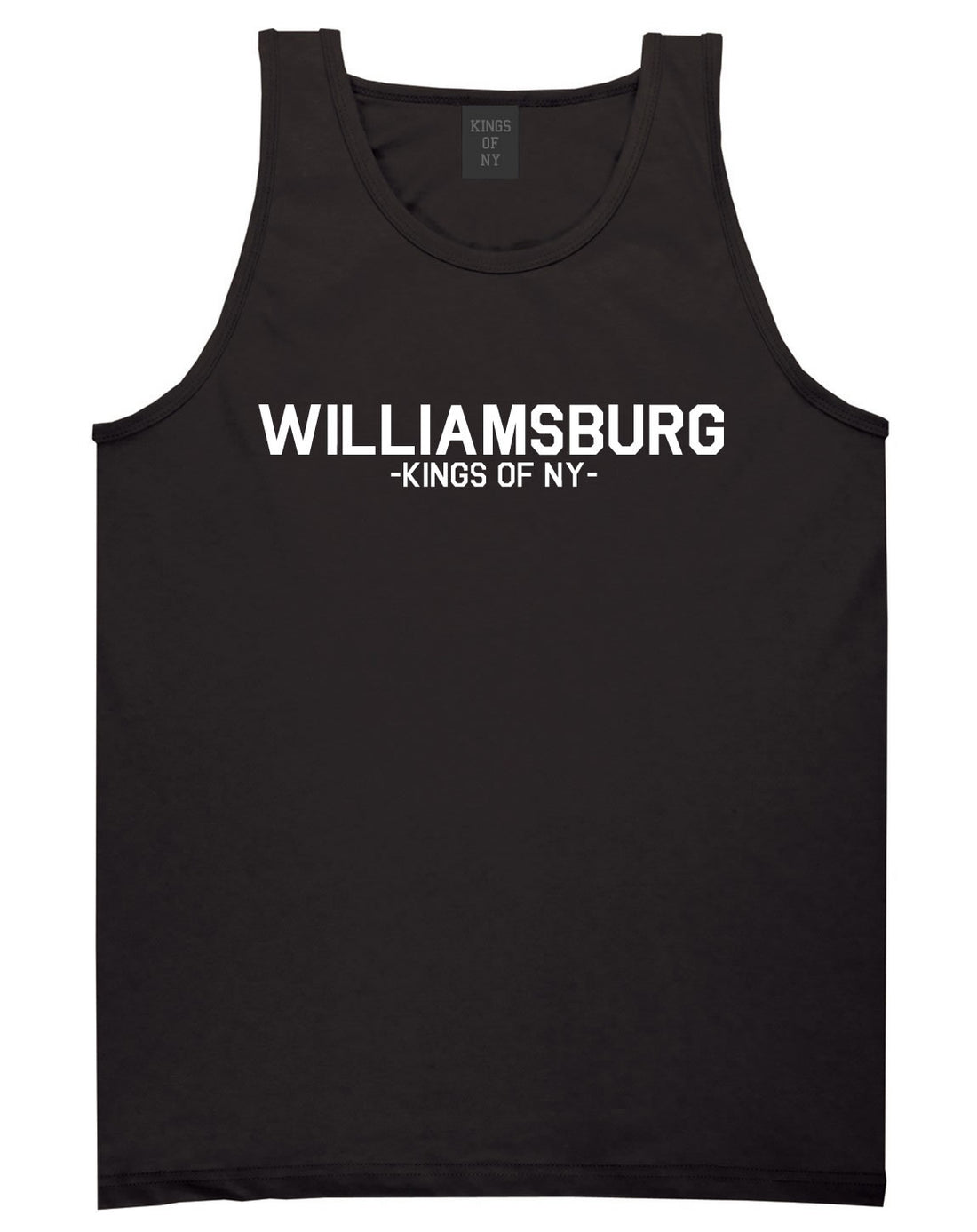 Williamsburg Brooklyn Hipster Tank Top in Black
