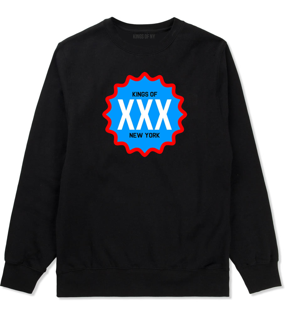 Kings Of NY XXX USA Crewneck Sweatshirt in Black
