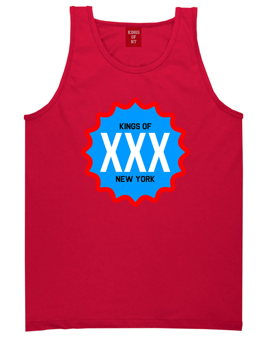 Kings Of NY XXX USA Tank Top in Red