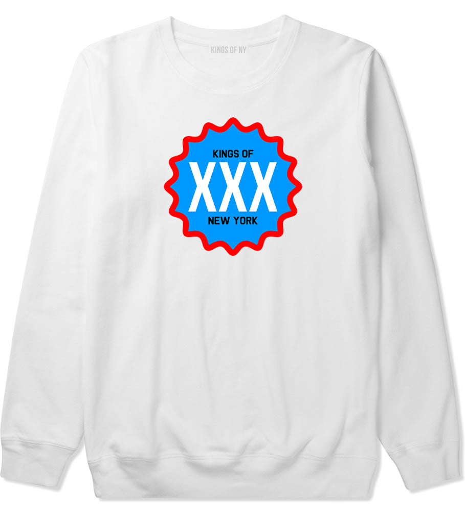 Kings Of NY XXX USA Crewneck Sweatshirt in White
