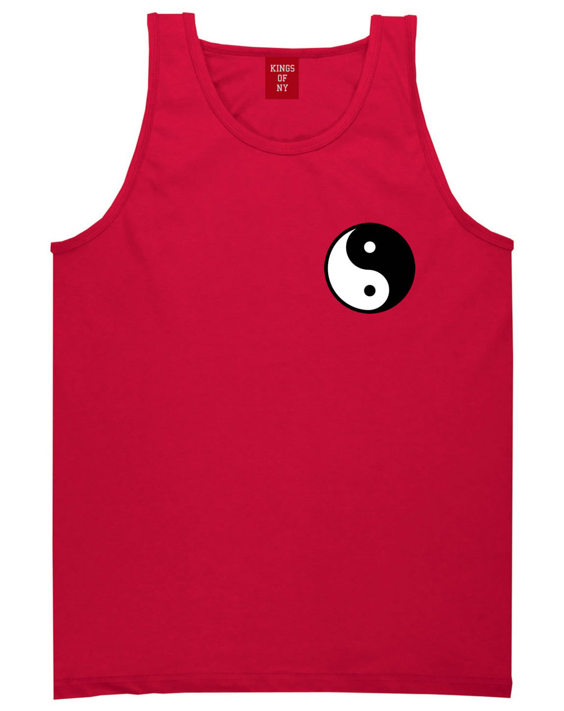 Yin and Yang Chest Graphic Tank Top