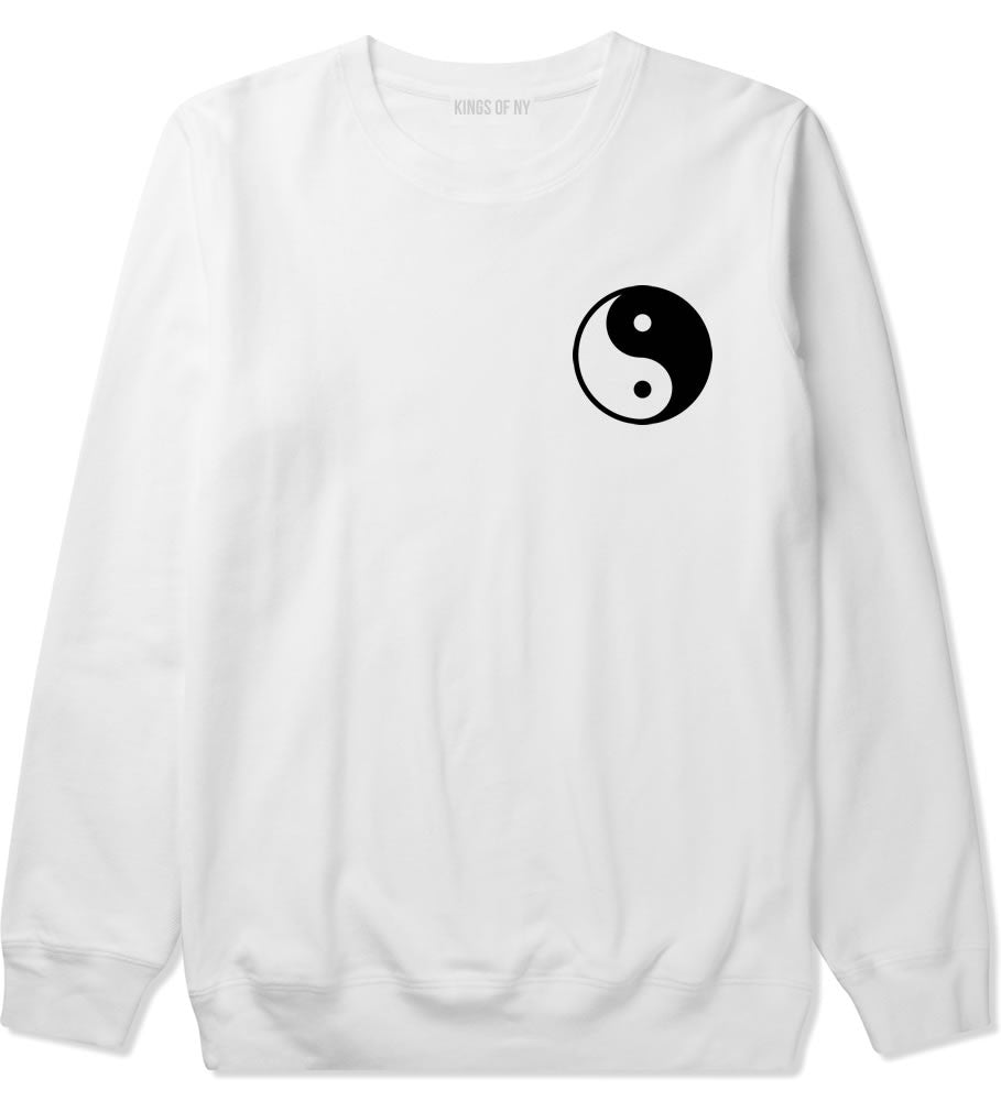 Yin and Yang Chest Graphic Crewneck Sweatshirt