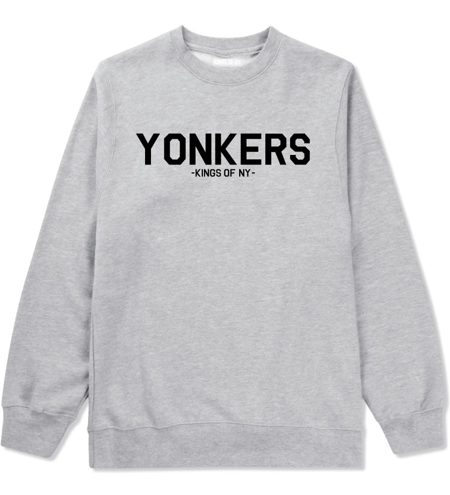 Yonkers YO New York Crewneck Sweatshirt in Grey