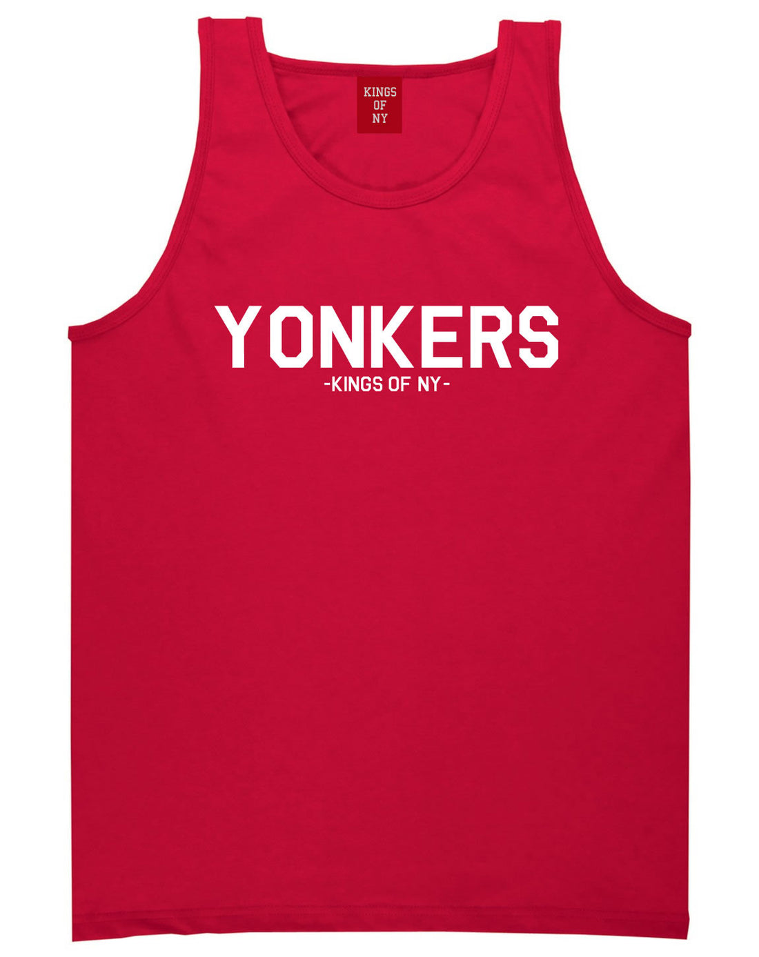 Yonkers YO New York Tank Top in Red